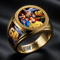 Star Trek 60th Anniversary 3D Engraved Ring – HOATT19780