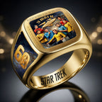 Star Trek 60th Anniversary 3D Engraved Ring – HOATT19782
