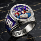 Star Trek 60th Anniversary 3D Engraved Ring – HOATT19783