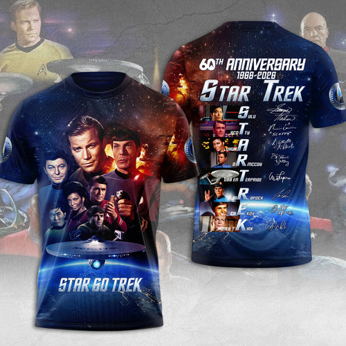 Star Trek 60th Anniversary 3D Apparel – TMTHU6643