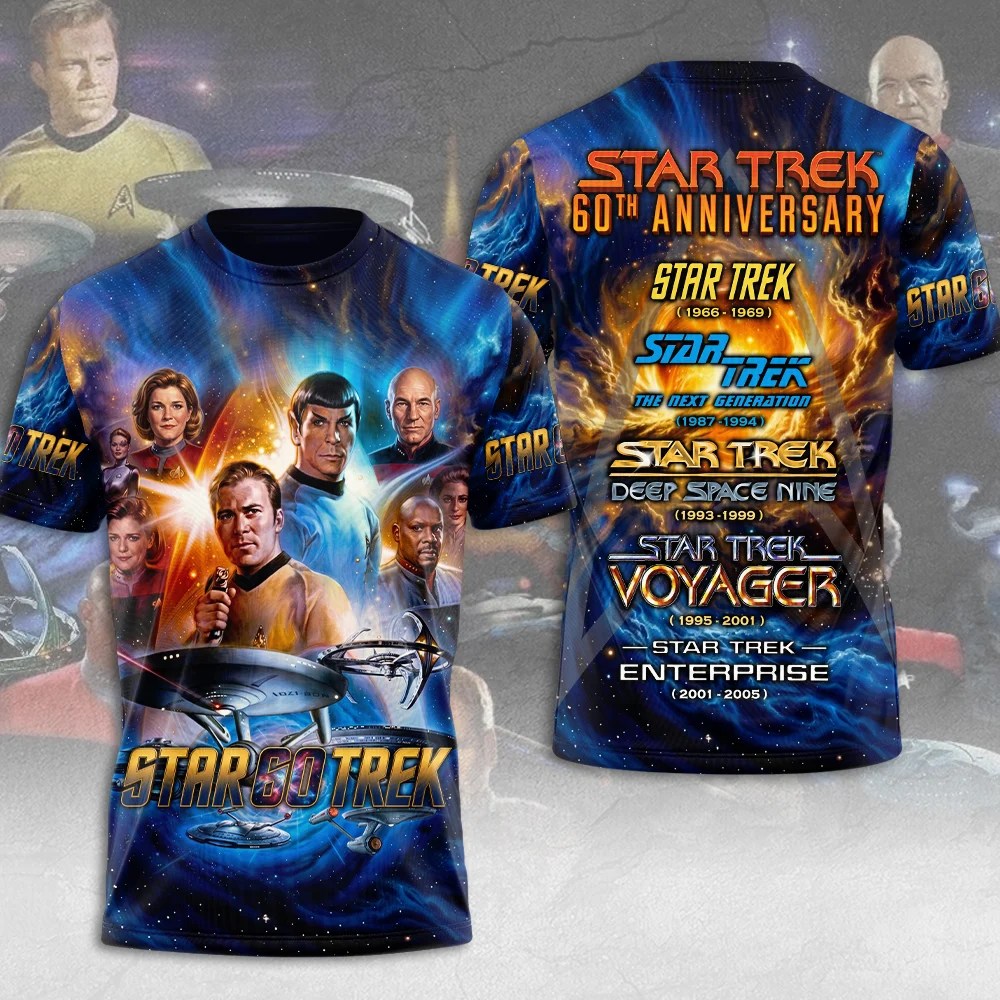 Star Trek 60th Anniversary 3D Apparel – TMTHU8790