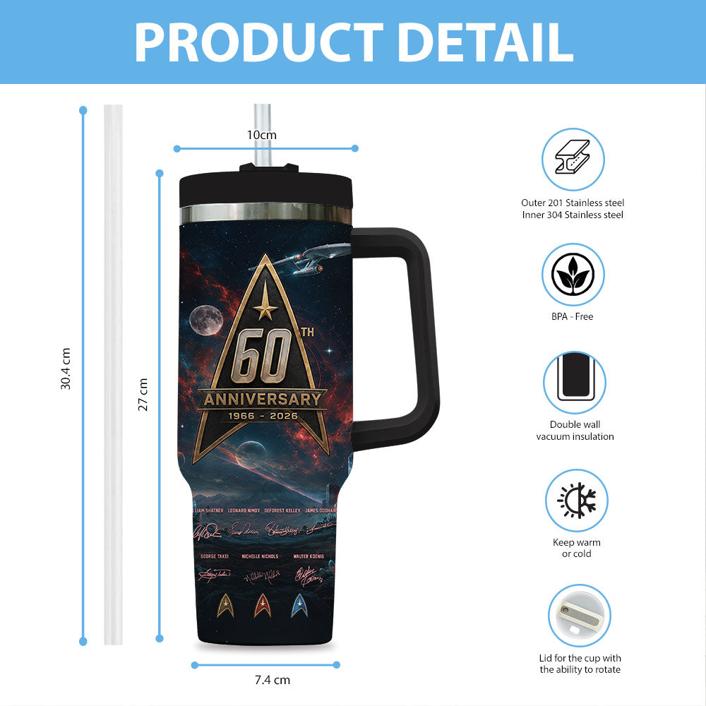 Star Trek 60th Anniversary 40oz Tumbler – TMTHU7870