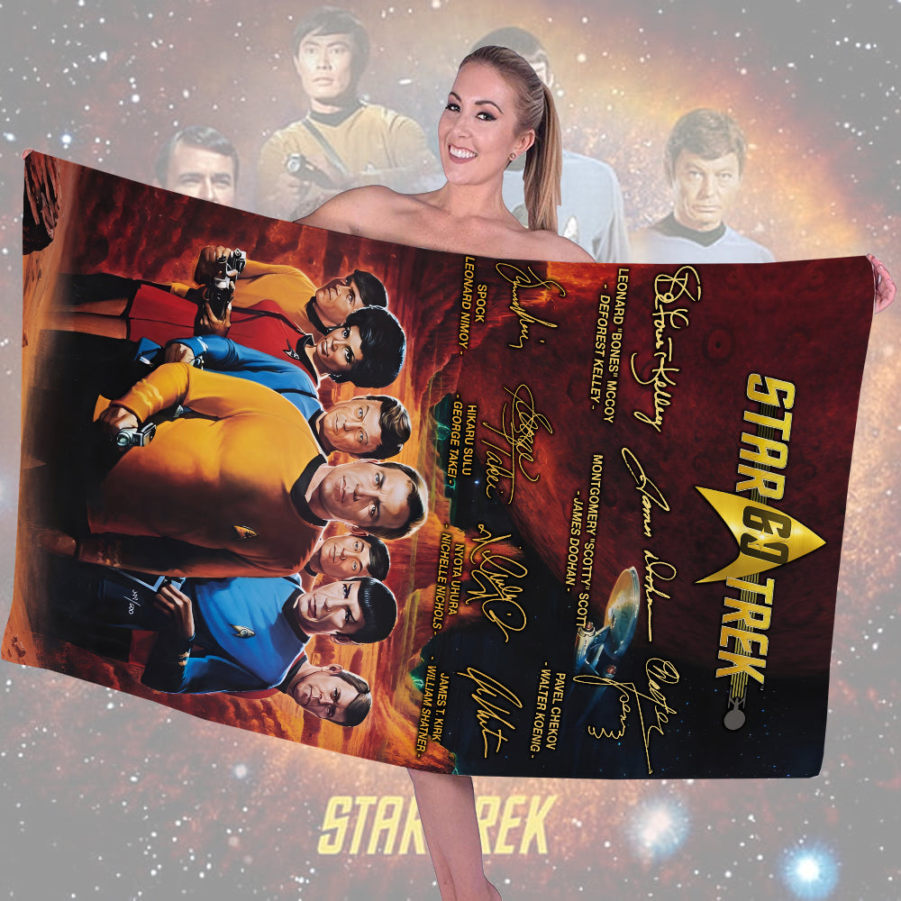 Star Trek 60th Anniversary Rectangle Beach Towel – TMTHU4695