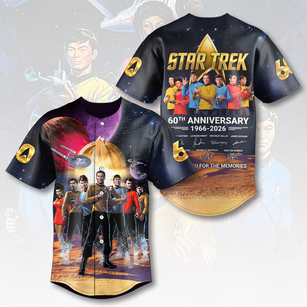 Star Trek 60th Anniversary Baseball Jersey – HOATT20091