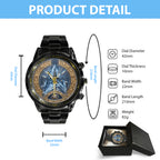 Star Trek 60th Anniversary Black Stainless Steel Watch – TMTHU7679