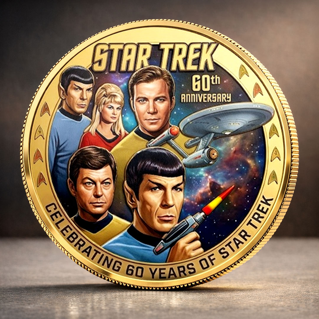 Star Trek 60th Anniversary Commemorative Coin – TMTHU5525
