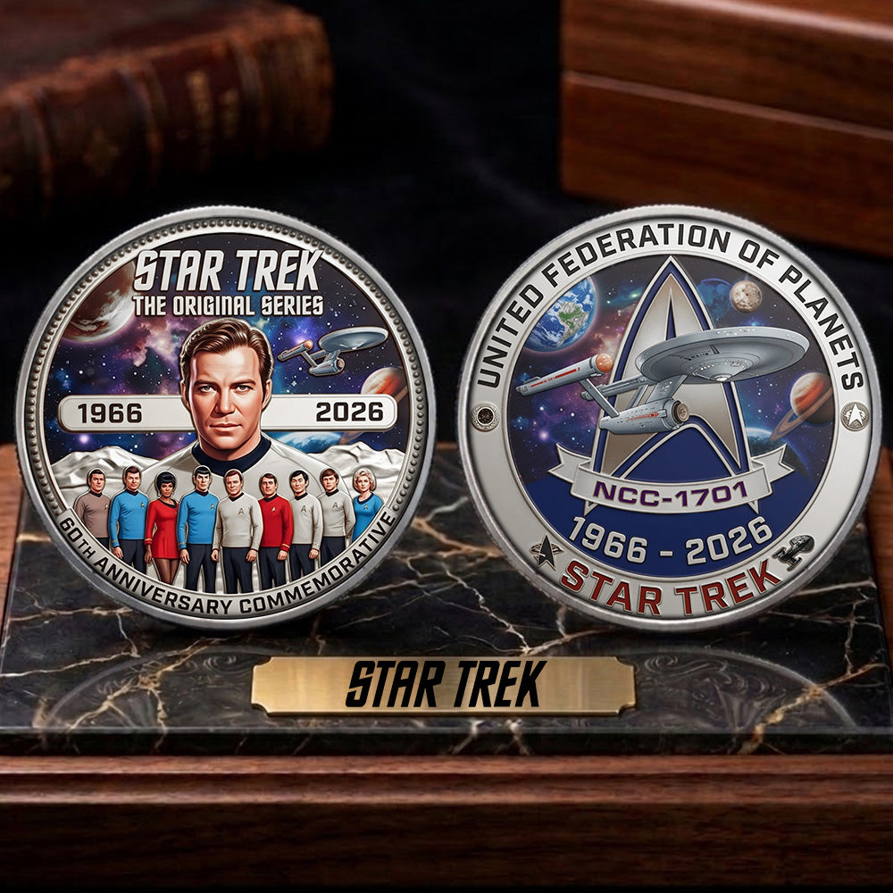 Star Trek 60th Anniversary Commemorative Coin – TMTHU7144