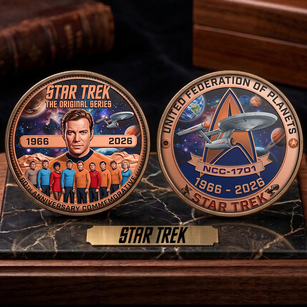Star Trek 60th Anniversary Commemorative Coin – TMTHU7144
