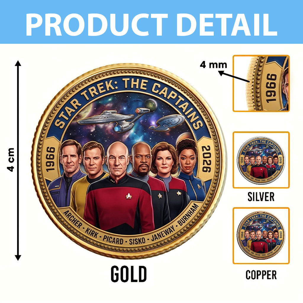 Star Trek 60th Anniversary Commemorative Coin – TMTHU7145