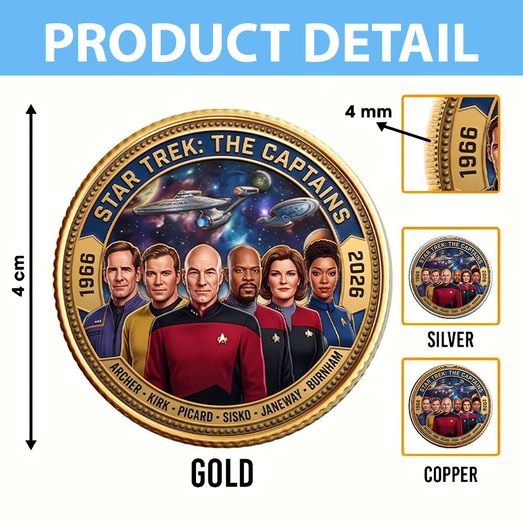 Star Trek 60th Anniversary Commemorative Coin – TMTHU7145