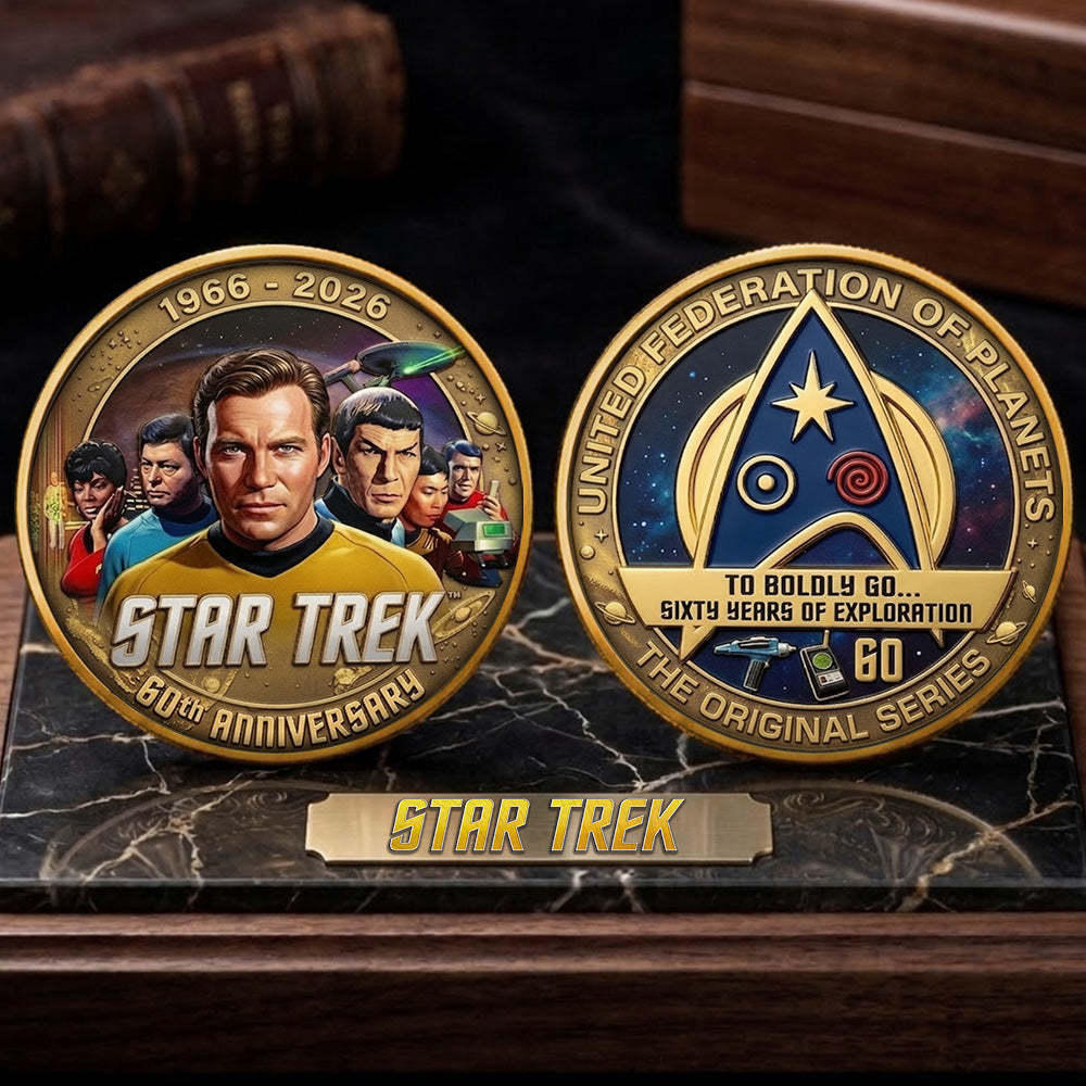 Star Trek 60th Anniversary Commemorative Coin – TMTHU7156