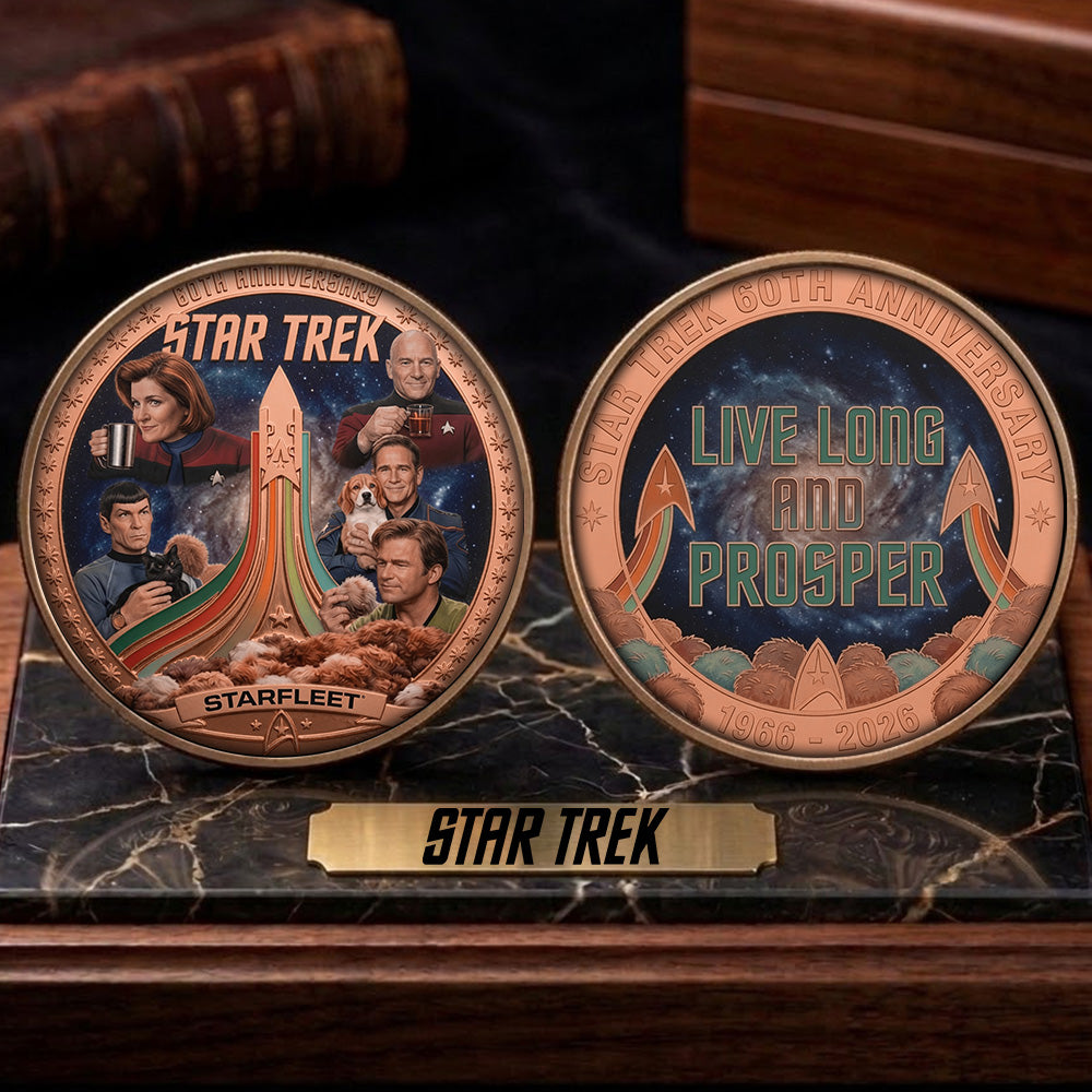 Star Trek 60th Anniversary Commemorative Coin – TMTHU7433