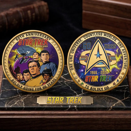 Star Trek 60th Anniversary Commemorative Coin – TMTHU8786