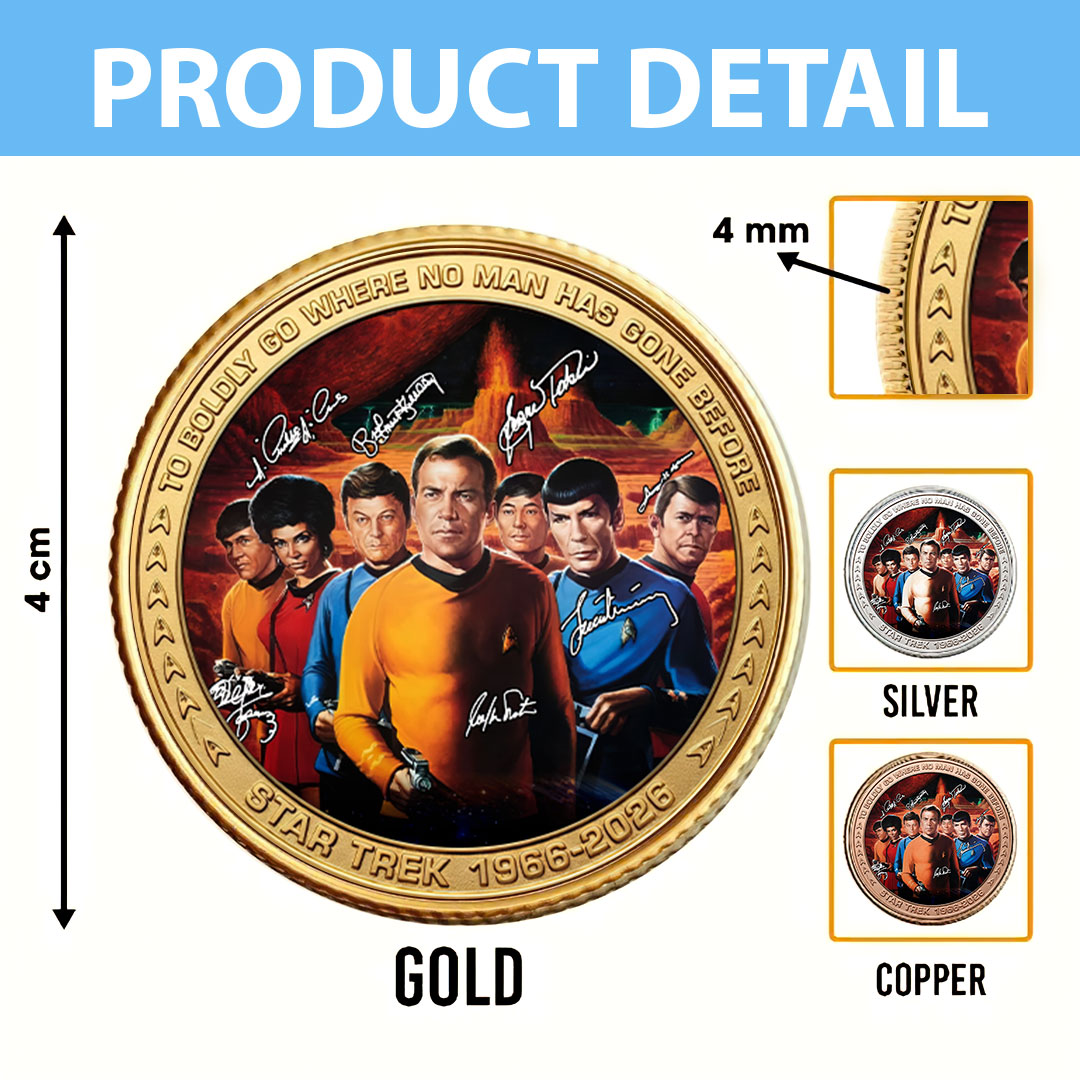 Star Trek 60th Anniversary Commemorative Coin – HOATT17824