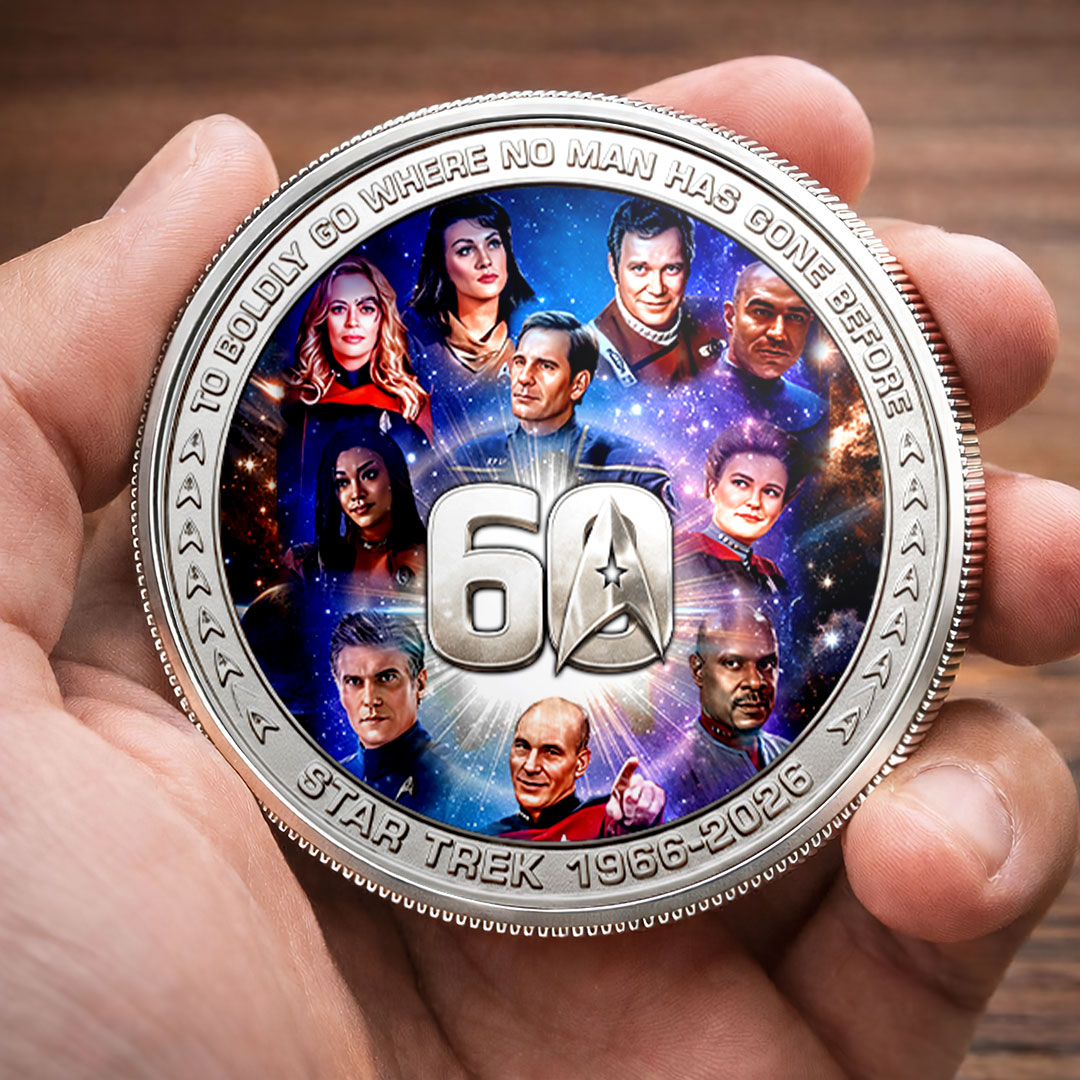 Star Trek 60th Anniversary Commemorative Coin – HOATT17965