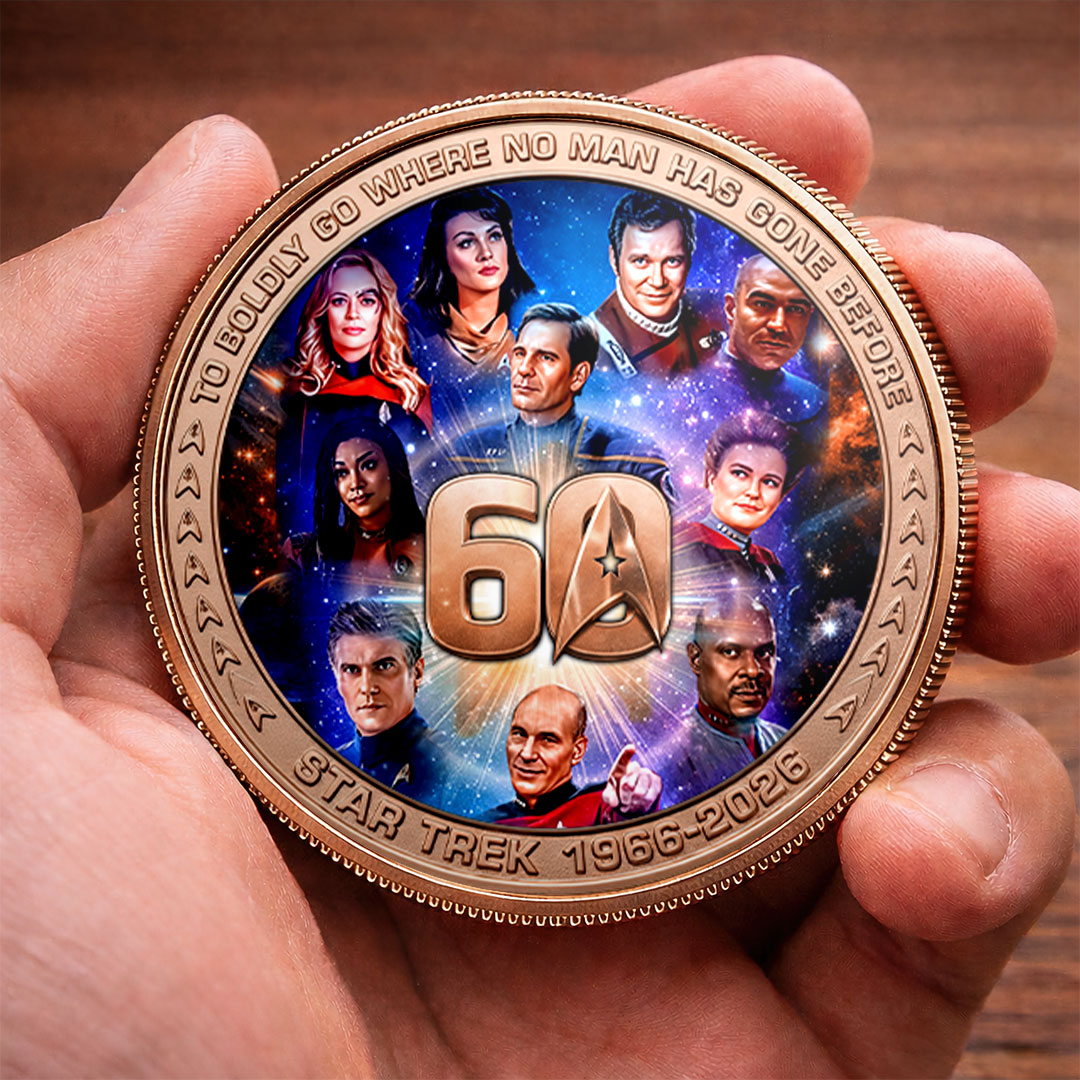 Star Trek 60th Anniversary Commemorative Coin – HOATT17965