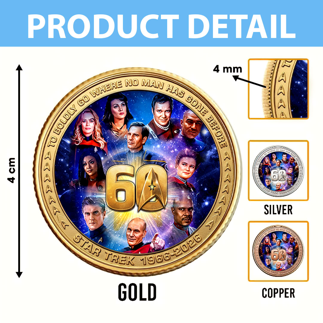 Star Trek 60th Anniversary Commemorative Coin – HOATT17965
