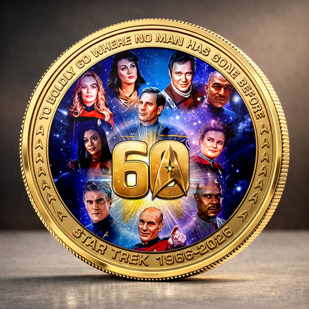 Star Trek 60th Anniversary Commemorative Coin – HOATT17965