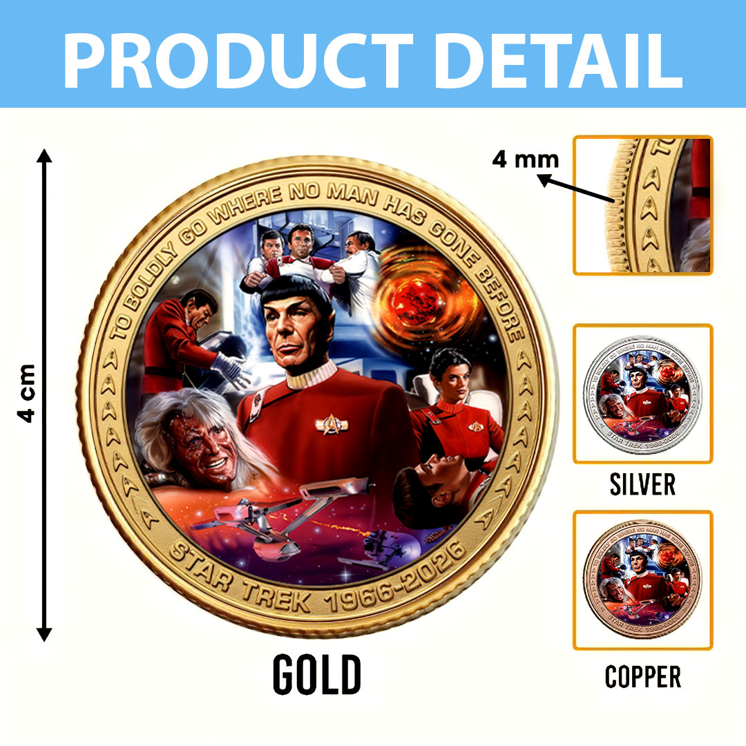 Star Trek 60th Anniversary Commemorative Coin – HOATT17982