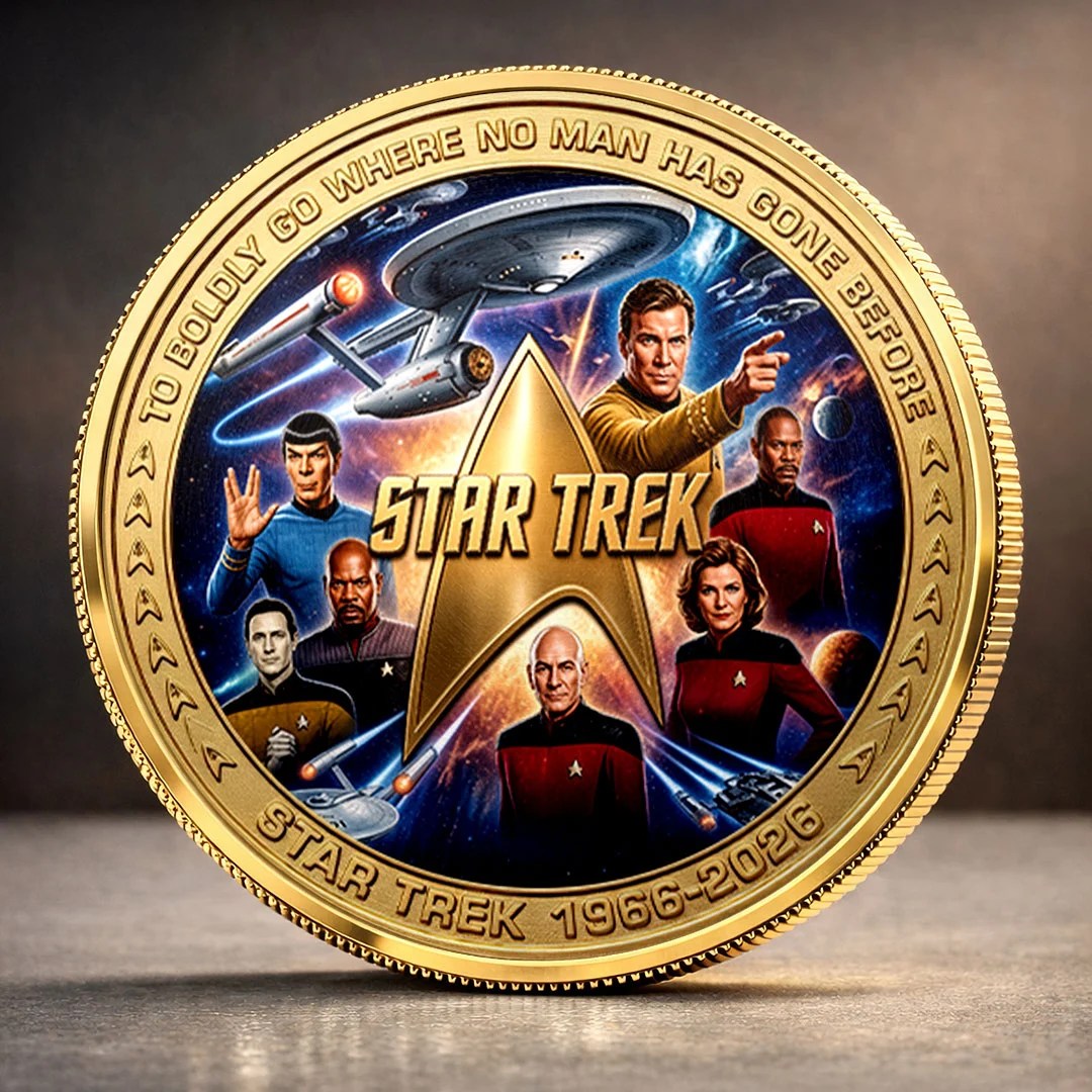 Star Trek 60th Anniversary Commemorative Coin – HOATT20619