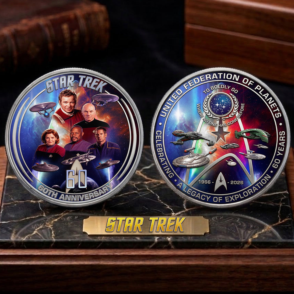Star Trek 60th Anniversary Commemorative Coin – TMTHU7465