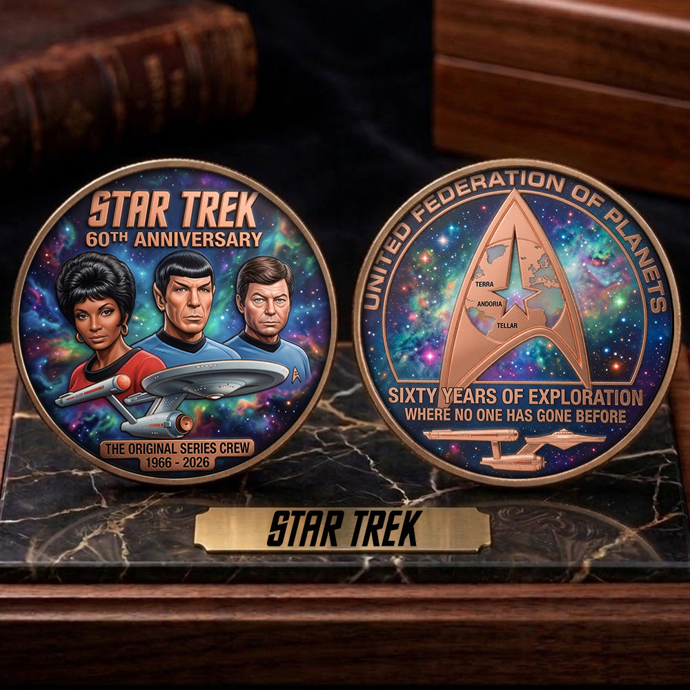 Star Trek 60th Anniversary Commemorative Coin – TMTHU7520