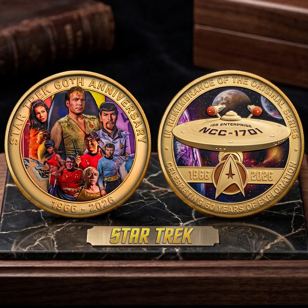 Star Trek 60th Anniversary Commemorative Coin – TMTHU8958