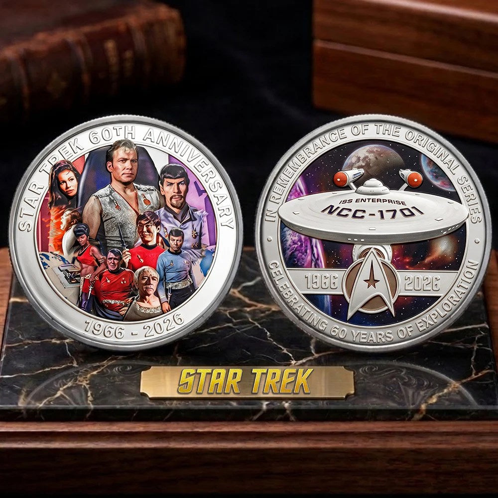 Star Trek 60th Anniversary Commemorative Coin – TMTHU8958