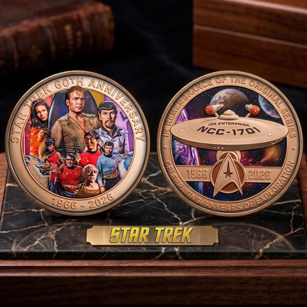 Star Trek 60th Anniversary Commemorative Coin – TMTHU8958