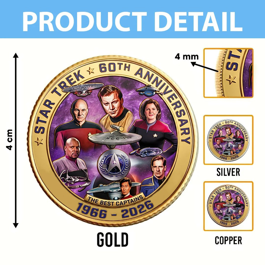 Star Trek 60th Anniversary Commemorative Coin – TMTHU8959