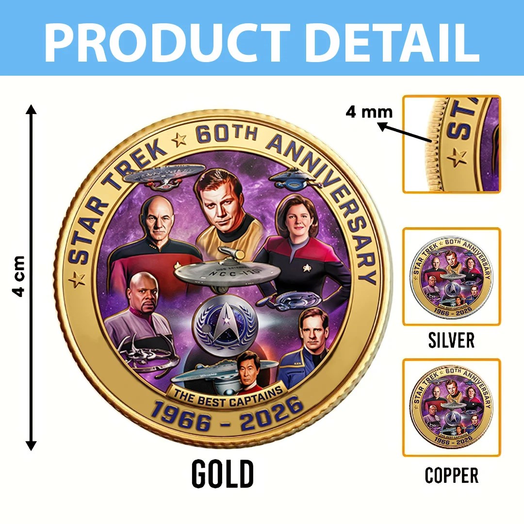 Star Trek 60th Anniversary Commemorative Coin – TMTHU8959