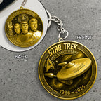 Star Trek 60th Anniversary Custom Shape 2-sided Keychain – MAITM14686