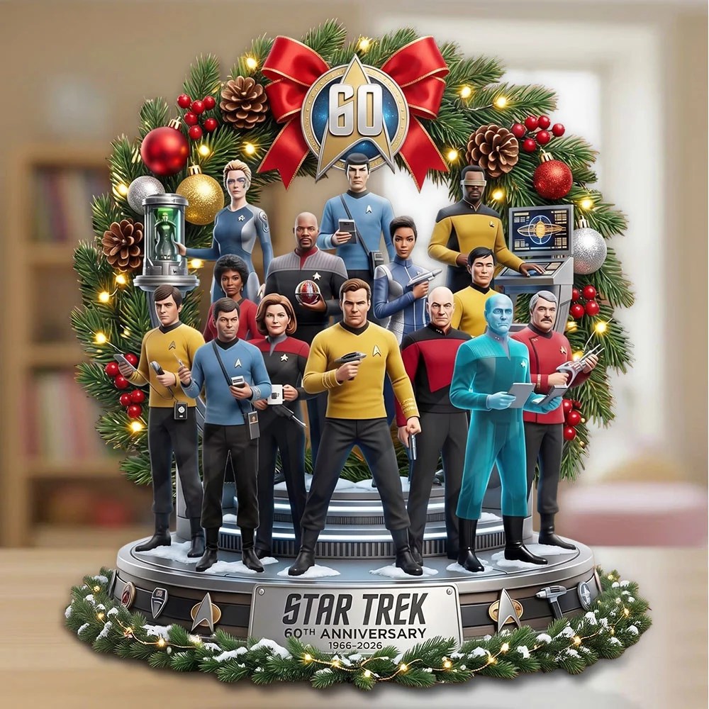 Star Trek 60th Anniversary Custom Shape Acrylic Plaque – TMTHU9808