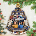 Star Trek 60th Anniversary Custom Shape 2-side Printed Acrylic Ornament – TANTN25760