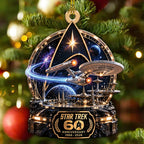 Star Trek 60th Anniversary Custom Shape 2-side Printed Acrylic Ornament – TANTN25964