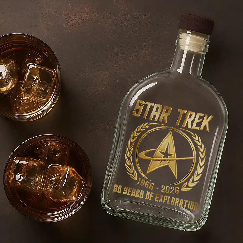 Star Trek 60th Anniversary 25oz Empty Whiskey Bottle – MAITM14918