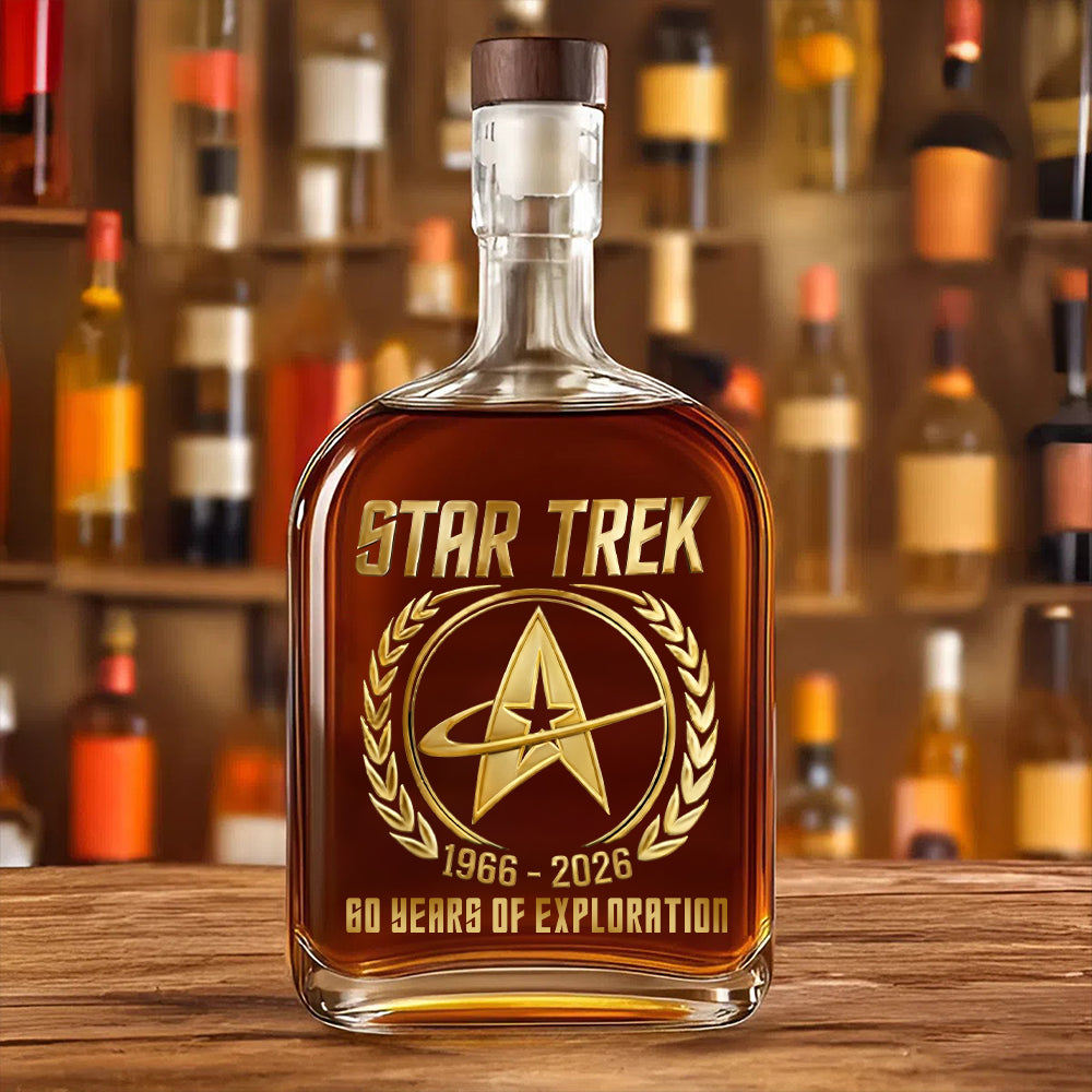 Star Trek 60th Anniversary 25oz Empty Whiskey Bottle – MAITM14918