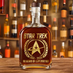 Star Trek 60th Anniversary 25oz Empty Whiskey Bottle – MAITM14918