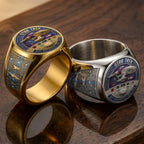 Star Trek 60th Anniversary 3D Engraved Ring – TANTN23249