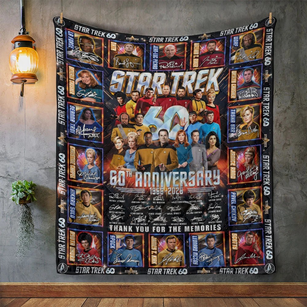Star Trek 60th Anniversary Quilt Blanket – TMTHU8891
