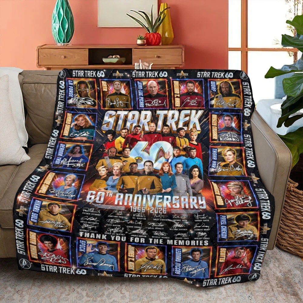 Star Trek 60th Anniversary Quilt Blanket – TMTHU8891