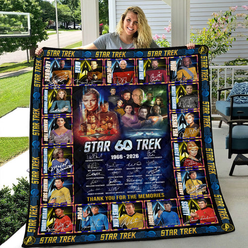 Star Trek 60th Anniversary Quilt Blanket – MAITM14921