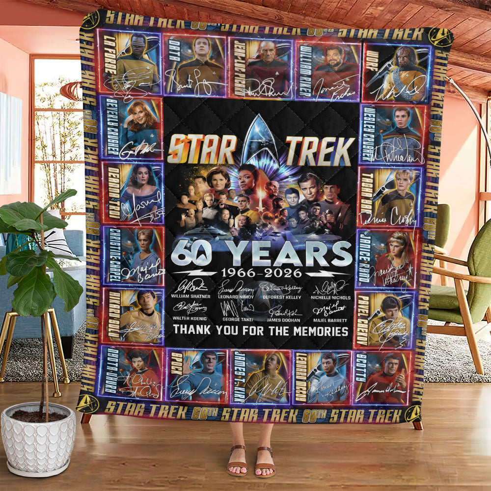 Star Trek 60th Anniversary Quilt Blanket – TANTN19793