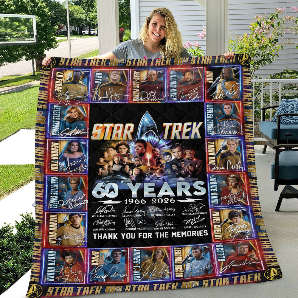 Star Trek 60th Anniversary Quilt Blanket – TANTN19793