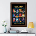 Star Trek 60th Anniversary Rectangle Canvas With Inner Frame – TMTHU9195