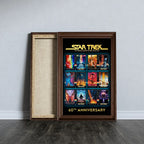 Star Trek 60th Anniversary Rectangle Canvas With Inner Frame – TMTHU9195