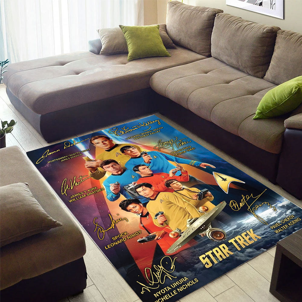 Star Trek 60th Anniversary Rectangular Rug – TMTHU6595