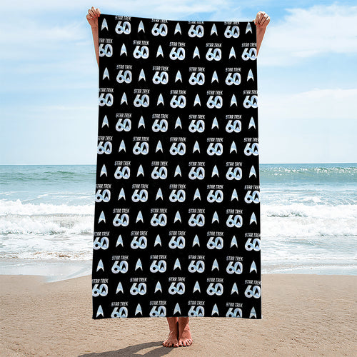 Star Trek 60th Anniversary Rectangle Beach Towel – VANDH4015
