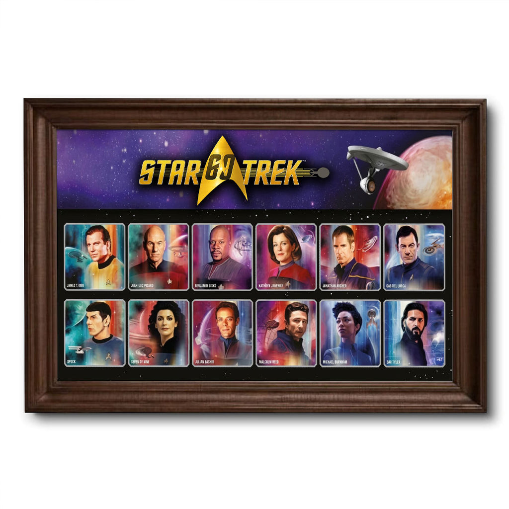Star Trek 60th Anniversary Canvas With Inner Frame – TMTHU5203