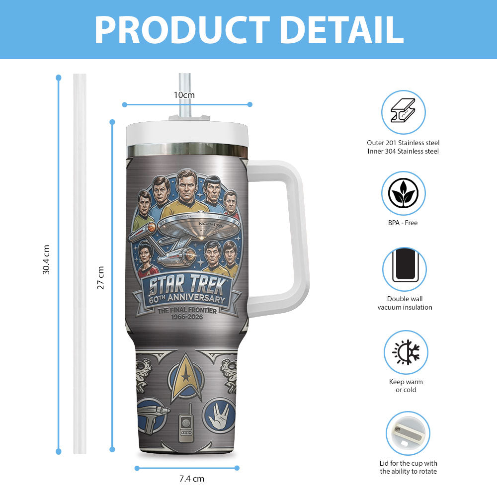 Star Trek 60th Anniversary 40oz Tumbler – TMTHU4042